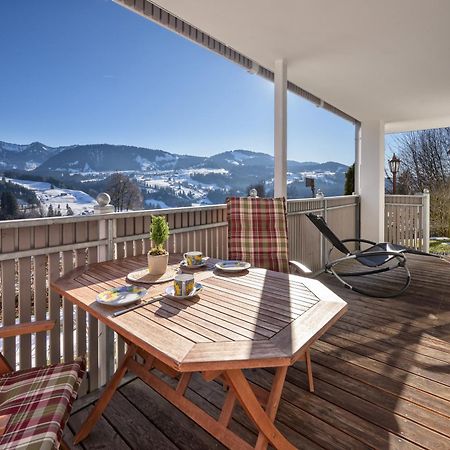 Haus Bergblick Apartment mit 1 Schlafzimmer Oberstaufen Exterior foto