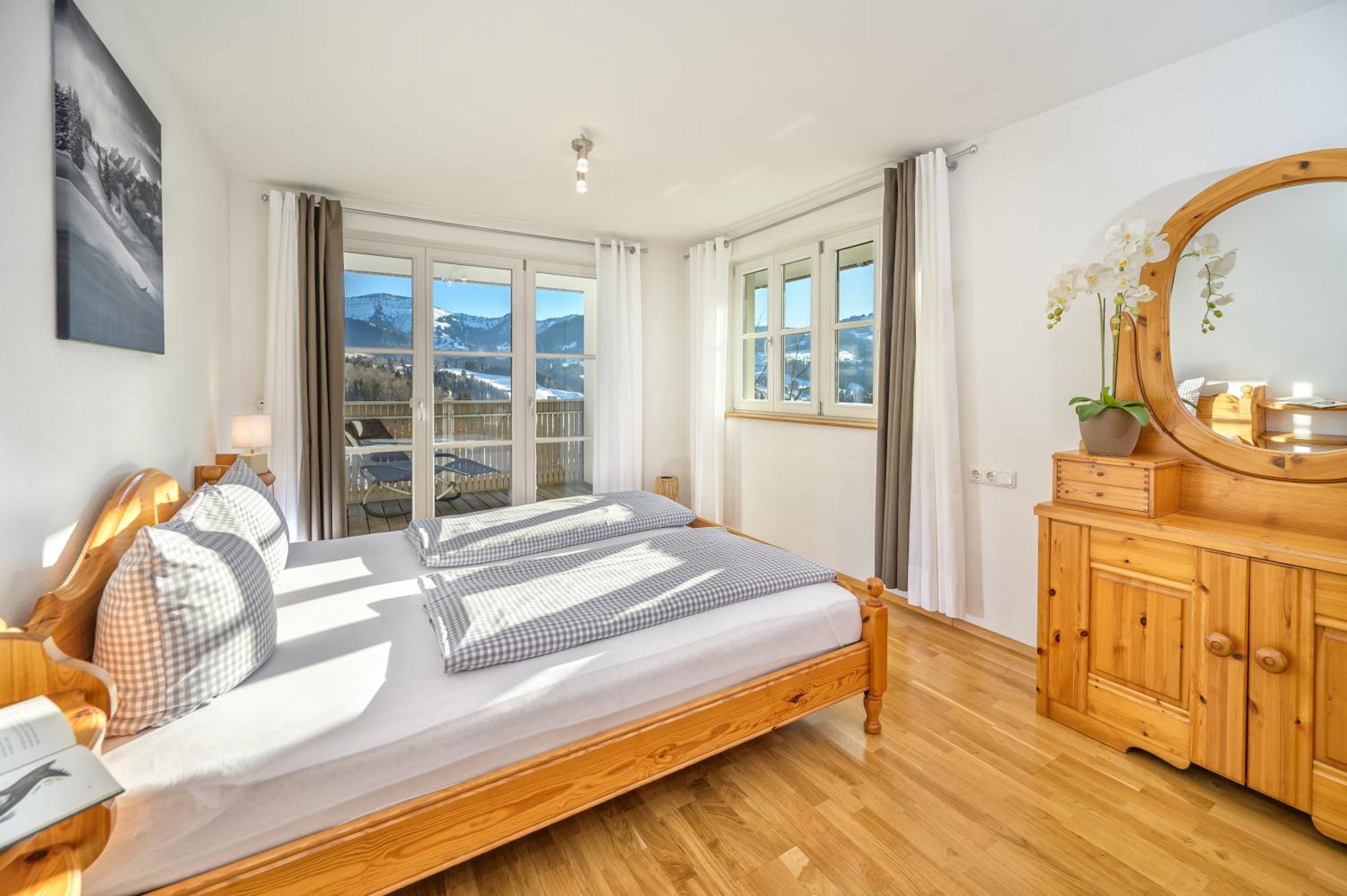 Haus Bergblick Apartment mit 1 Schlafzimmer Oberstaufen Exterior foto